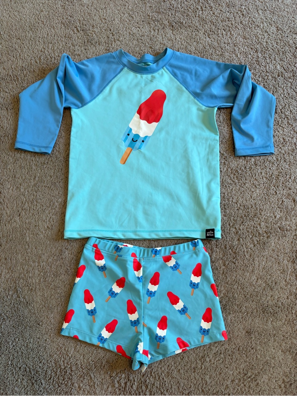 Whistle & Flute rocket pop size 9-10  swim bundle